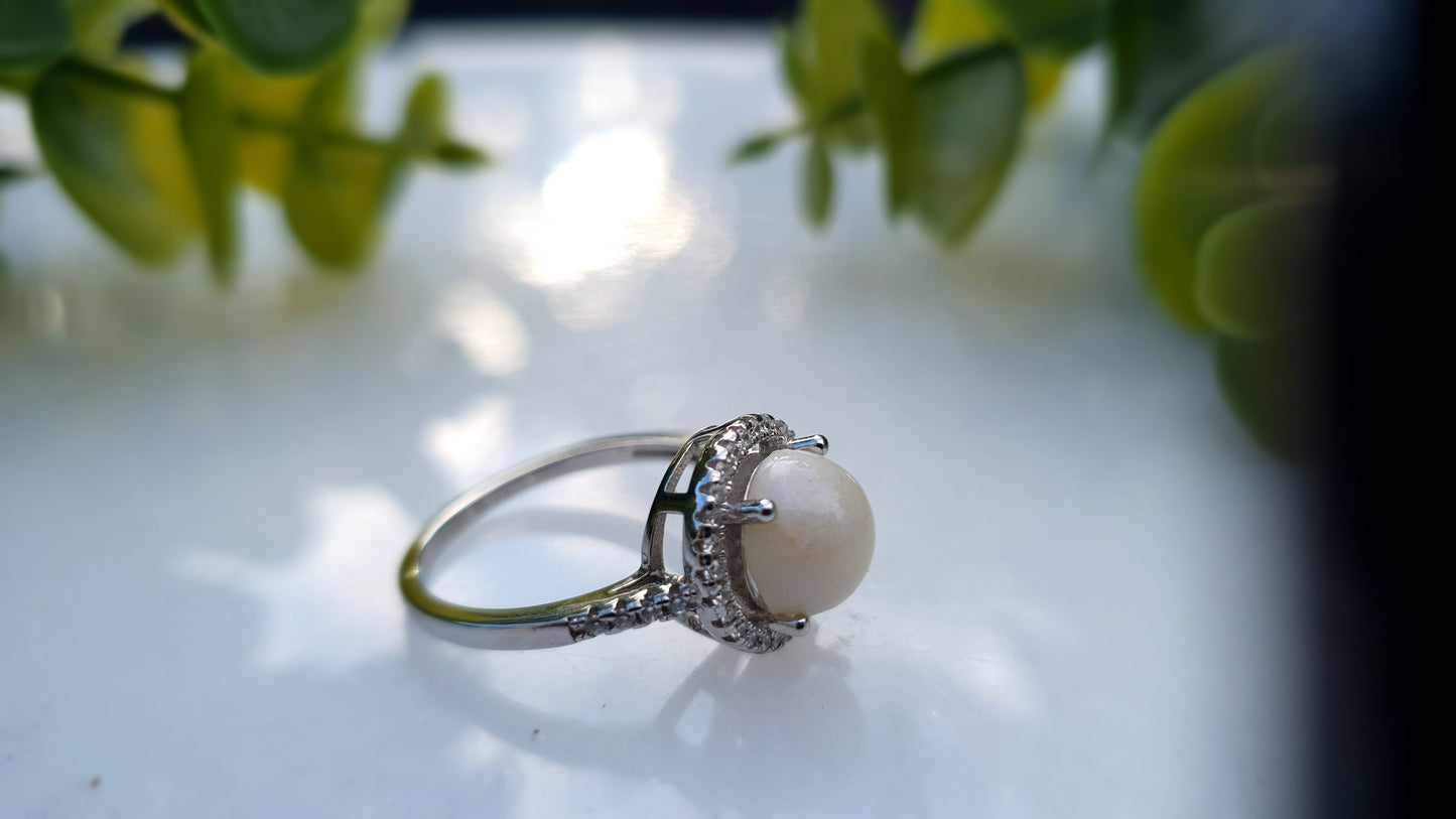 Halo Silver Ring