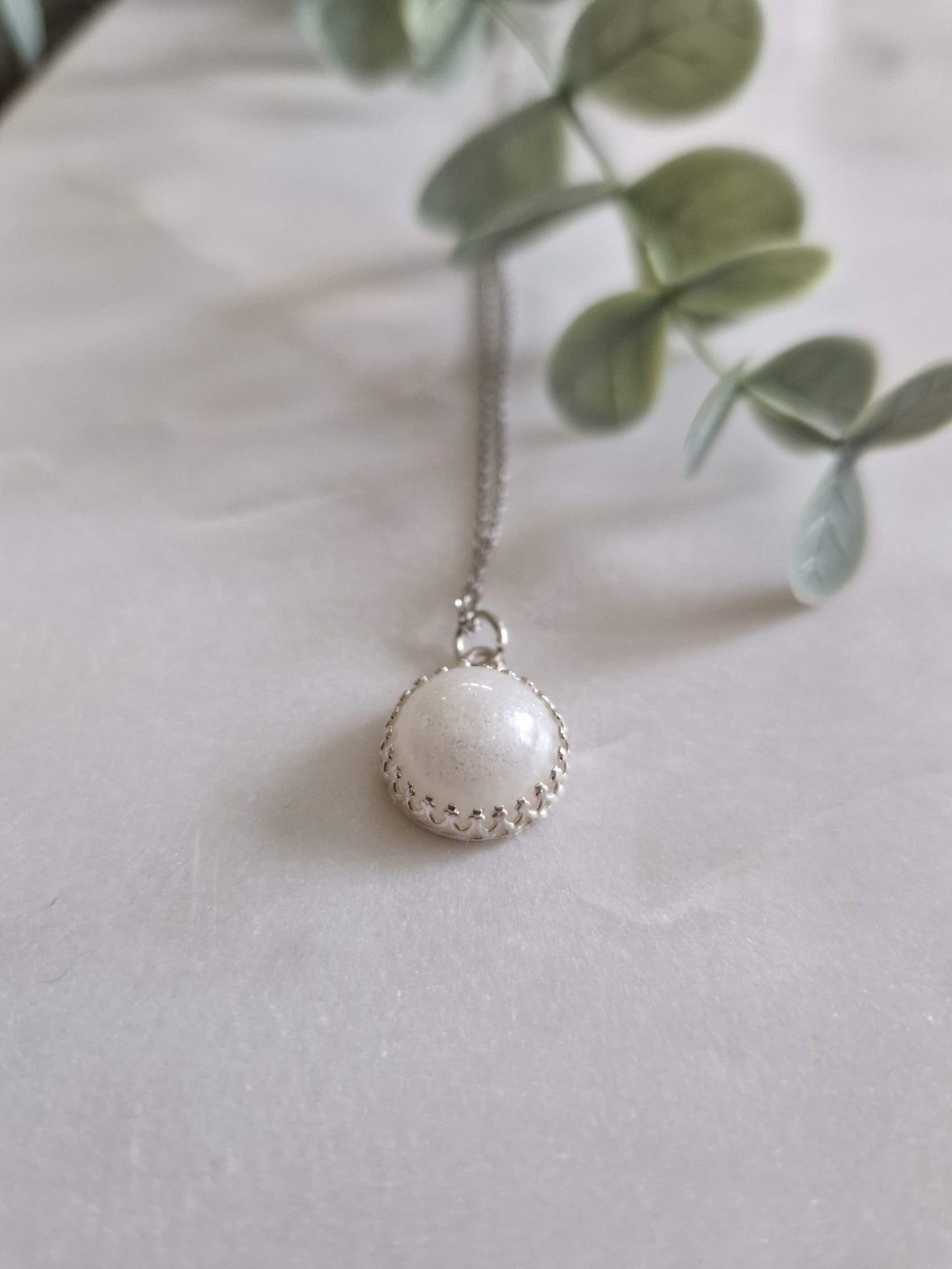 Large Round Crown Necklace